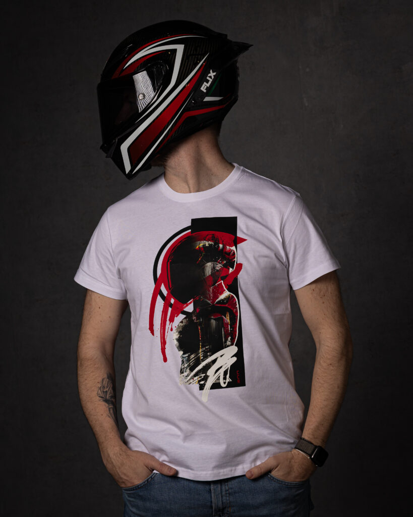 Pánske tričko - Biker Chick white